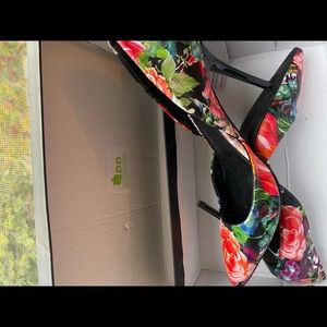 Floral heels